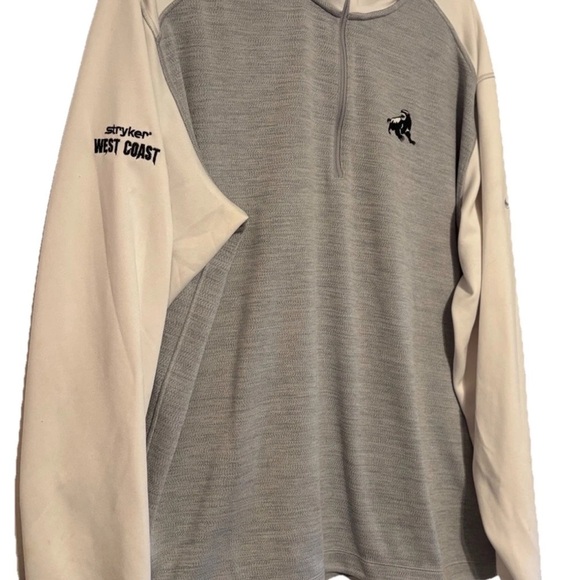 Nike Golf Tour Performance 1/4 Zip Pullover Sweatshirt Mens Size XXL Logos - Picture 2 of 6